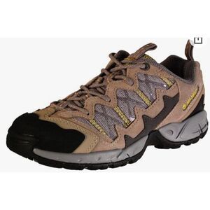 Hi-Tec Women’s Multiterra Spor Tan Grey Yellow Hiking  Outdoor Sport Shoes Sz 8
